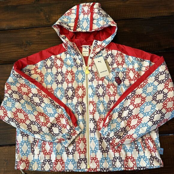 PUMA x Dapper Dan Women's Windbreaker Jacket - Picture 1 of 5
